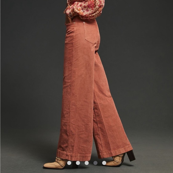 Anthropologie The Giwen Wide-Leg Corduroy Pants - Picture 4 of 4